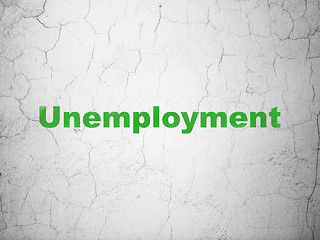 Image showing Finance concept: Unemployment on wall background