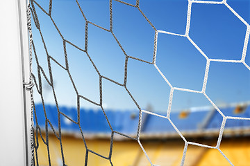 Image showing soccer net