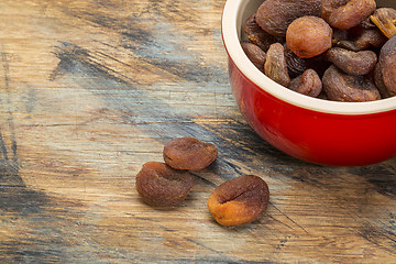 Image showing sun dried Turkish apricots