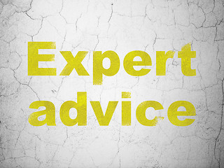 Image showing Law concept: Expert Advice on wall background
