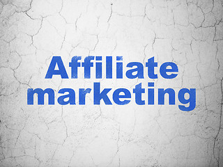 Image showing Business concept: Affiliate Marketing on wall background