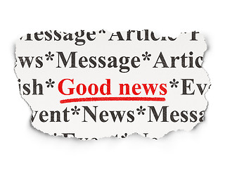 Image showing News concept: Good News on Paper background