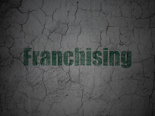 Image showing Finance concept: Franchising on grunge wall background