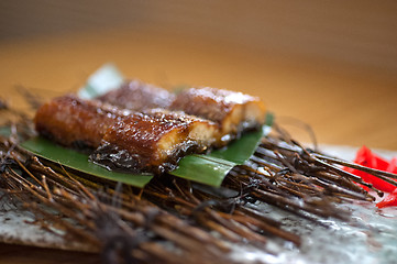 Image showing Japanese style roasted eel 