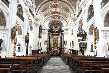 Image showing interior of the czech church 