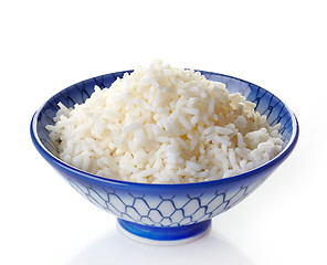 Image showing bowl of boiled rice