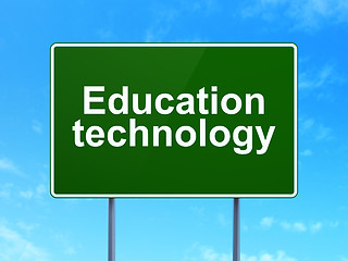 Image showing Education concept: Education Technology on road sign background