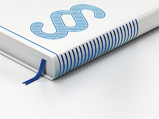 Image showing Law concept: closed book, Paragraph on white background