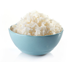 Image showing bowl of boiled rice