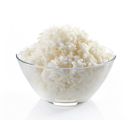 Image showing bowl of boiled rice