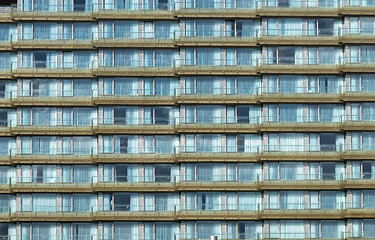 Image showing Texture of a building outdoors