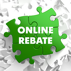 Image showing Online Rebate on Green Puzzle.