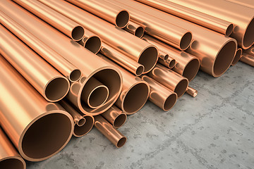 Image showing Copper Pipes