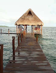 Image showing Idyllic pier