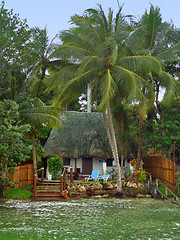 Image showing Idyllic mayan house