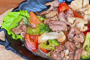 Image showing meat with vegetables