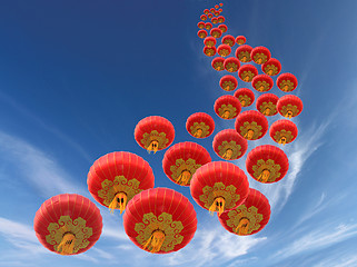 Image showing Chinese lanterns