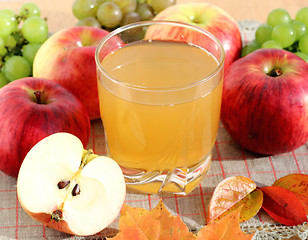 Image showing  Apple juice 