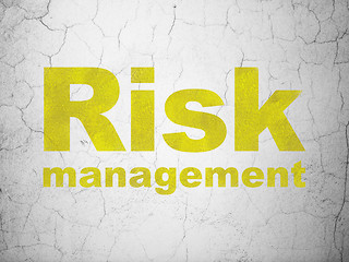 Image showing Finance concept: Risk Management on wall background