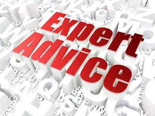 Image showing Law concept: Expert Advice on alphabet background