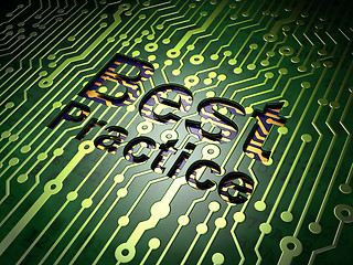 Image showing Education concept: Best Practice on circuit board background