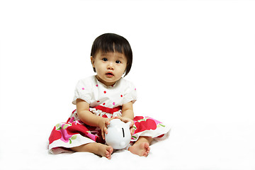Image showing Cute baby girl
