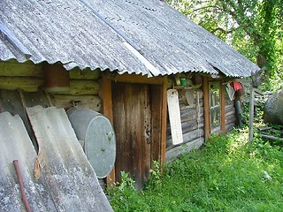 Image showing village sauna