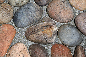 Image showing Colorful Pebbles