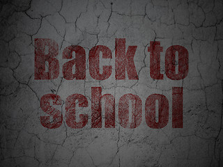 Image showing Education concept: Back to School on grunge wall background