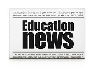 Image showing News concept: newspaper headline Education News