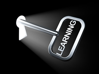Image showing Education concept: Learning on key