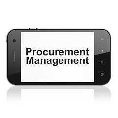 Image showing Finance concept: Procurement Management on smartphone