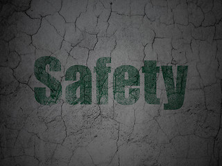 Image showing  Safety on grunge wall background