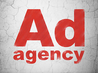 Image showing Marketing concept: Ad Agency on wall background