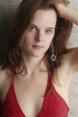 Image showing brunette woman