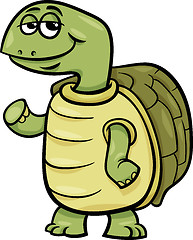 Image showing turtle character cartoon illustration
