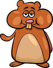 Image showing hamster character cartoon illustration
