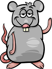 Image showing rat character cartoon illustration