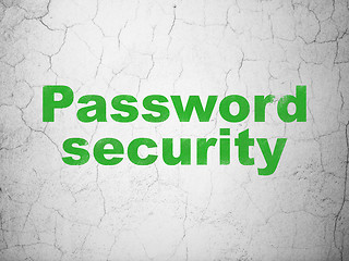 Image showing Safety concept: Password Security on wall background