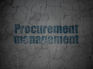 Image showing Finance concept: Procurement Management on grunge wall background