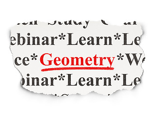 Image showing Education concept: Geometry on Paper background