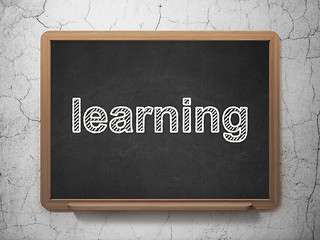 Image showing Education concept: Learning on chalkboard background