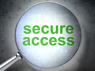Image showing Safety concept: Secure Access with optical glass
