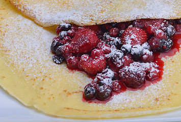 Image showing fruit pancake