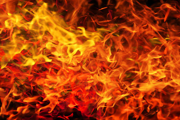 Image showing abstract fire background