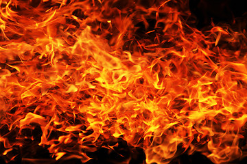 Image showing abstract fire background