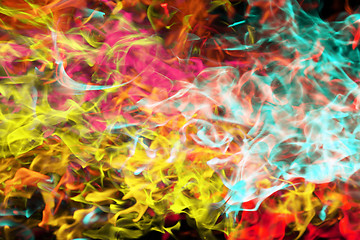 Image showing abstract color fire background