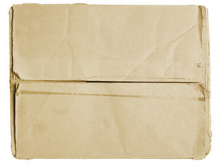Image showing Closed cardboard box