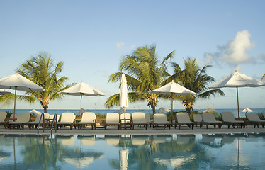 Image showing swimming pool at luxury resort