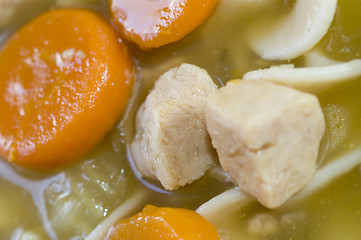 Image showing turkey noodle soup